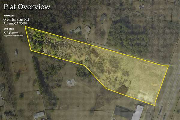 8.59 Acres of Land for Sale in Athens, Georgia