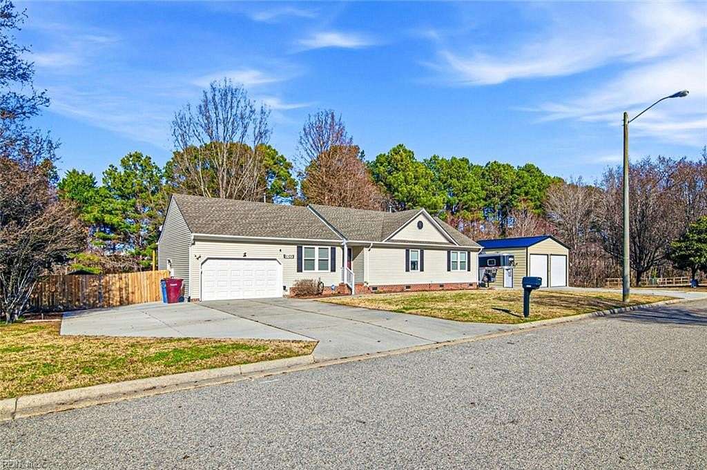 3.78 Acres of Land with Home for Sale in Chesapeake, Virginia