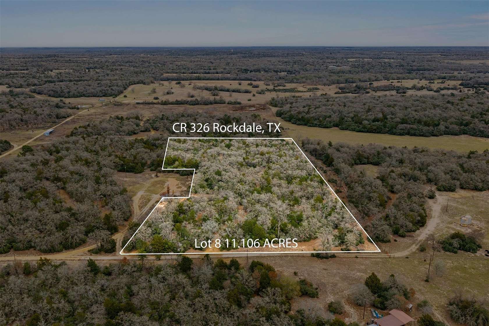 11.1 Acres of Recreational & Residential Land for Sale in Rockdale, Texas
