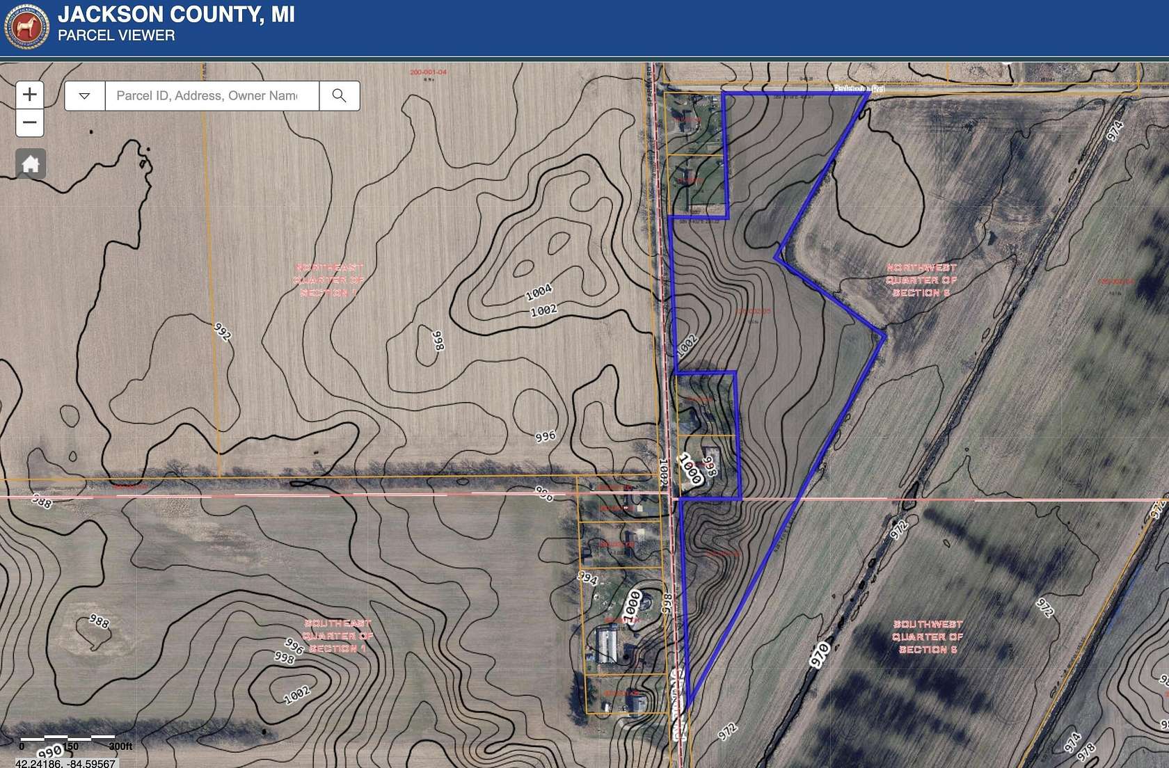 15.6 Acres of Land for Sale in Parma, Michigan