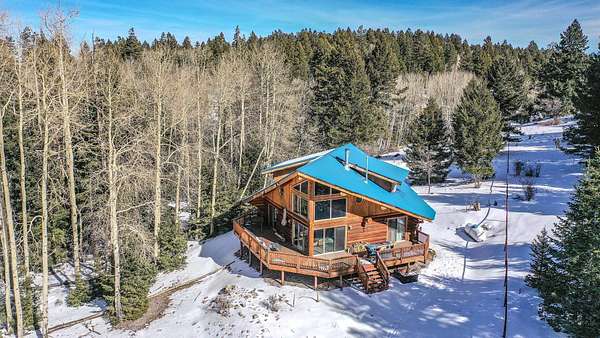 5 Acres of Residential Land with Home for Sale in Cloudcroft, New Mexico