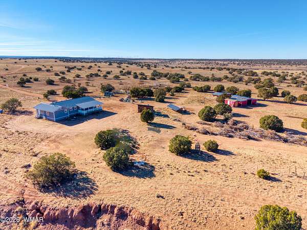 36.4 Acres of Land with Home for Sale in Concho, Arizona