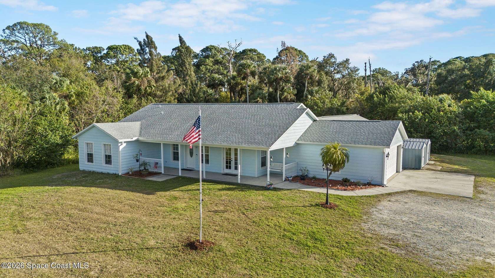 1.5 Acres of Residential Land with Home for Sale in Merritt Island, Florida