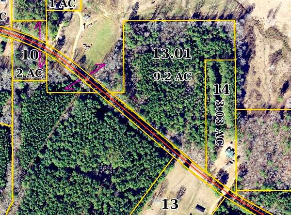 9.2 Acres of Residential Land for Sale in Kosciusko, Mississippi