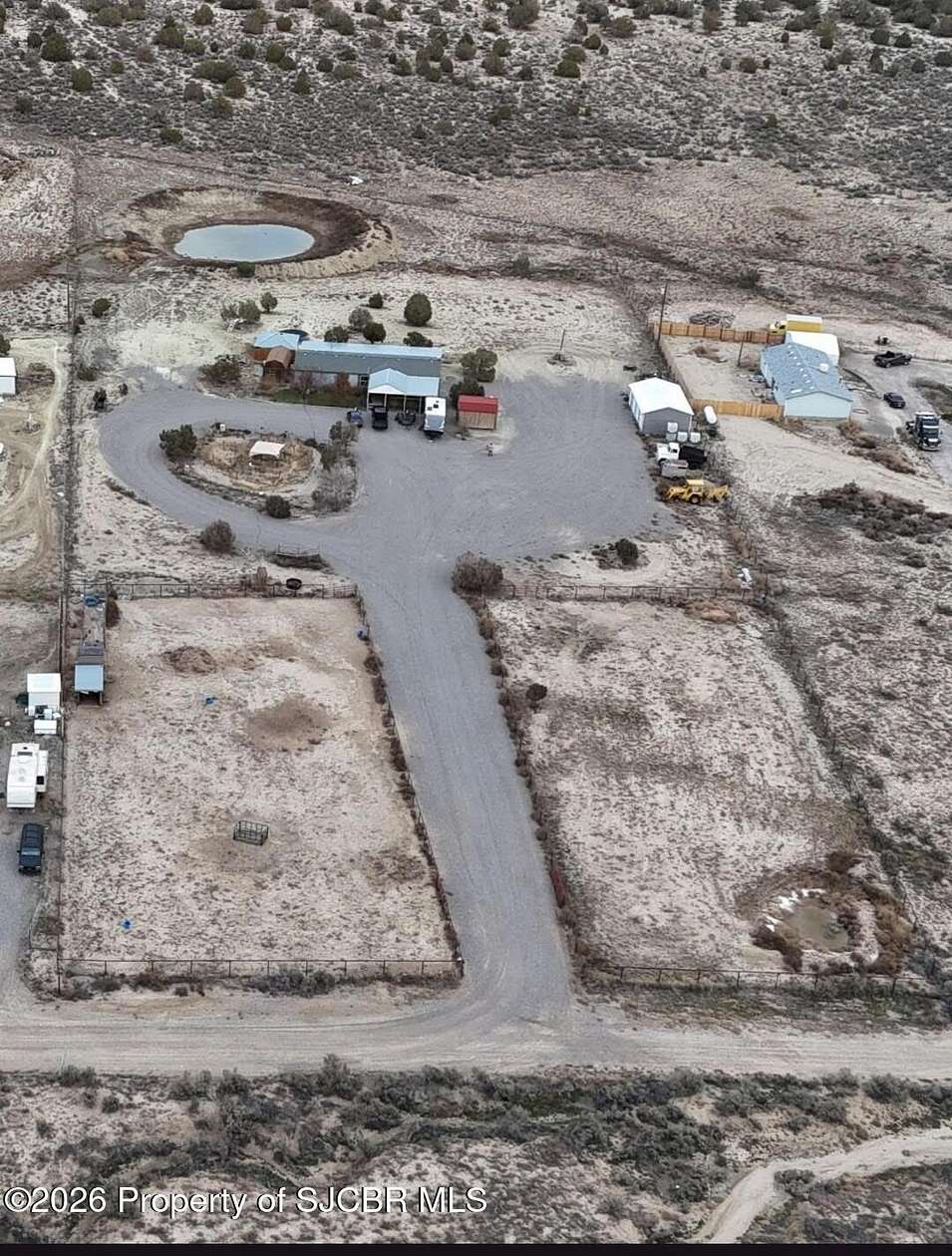 5 Acres of Residential Land with Home for Sale in Aztec, New Mexico