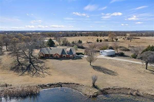14.4 Acres of Land with Home for Sale in Springer, Oklahoma