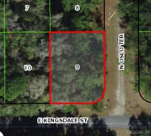 0.27 Acres of Residential Land for Sale in Citrus Springs, Florida