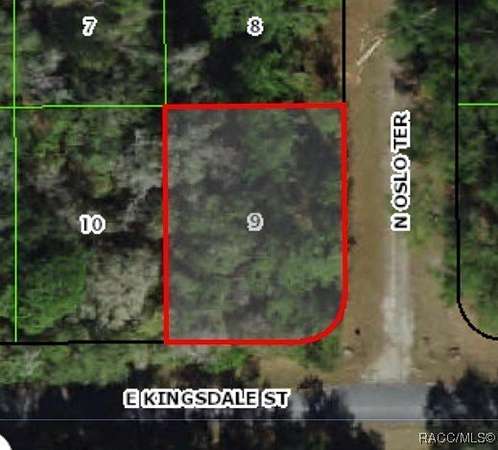 0.27 Acres of Residential Land for Sale in Citrus Springs, Florida