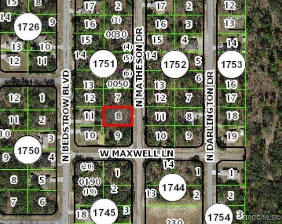 0.23 Acres of Residential Land for Sale in Citrus Springs, Florida
