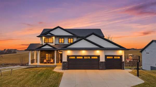 1.55 Acres of Residential Land with Home for Sale in Tiffin, Iowa