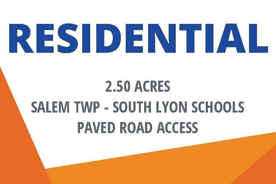 2.5 Acres of Land for Sale in South Lyon, Michigan