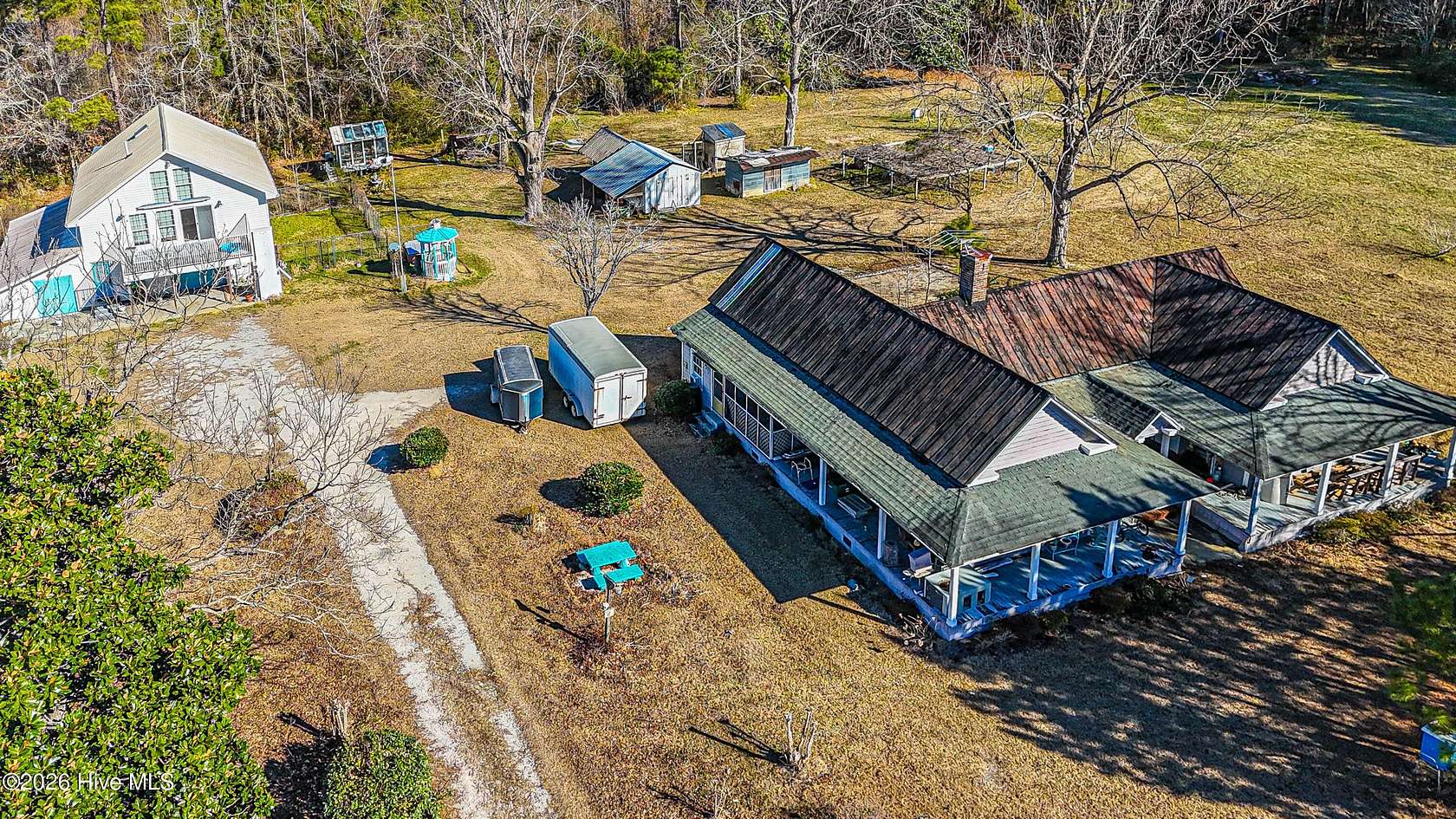 44.3 Acres of Recreational Land with Home for Sale in Tabor City, North Carolina