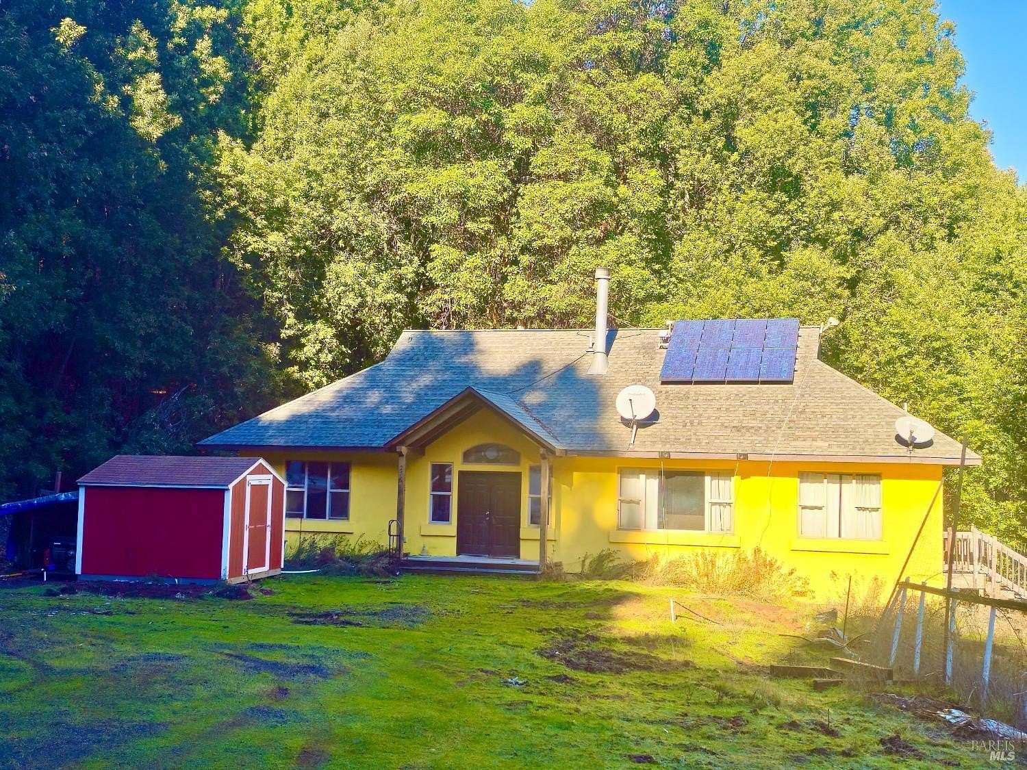 38.8 Acres of Land with Home for Sale in Willits, California