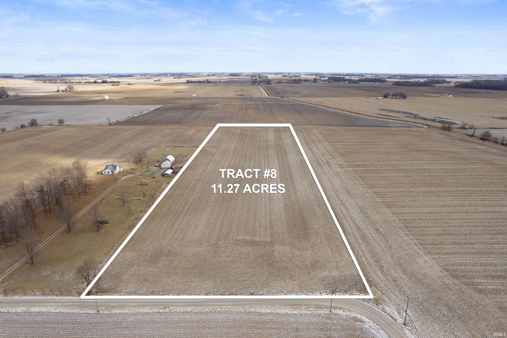 11.3 Acres of Agricultural Land for Sale in Russiaville, Indiana
