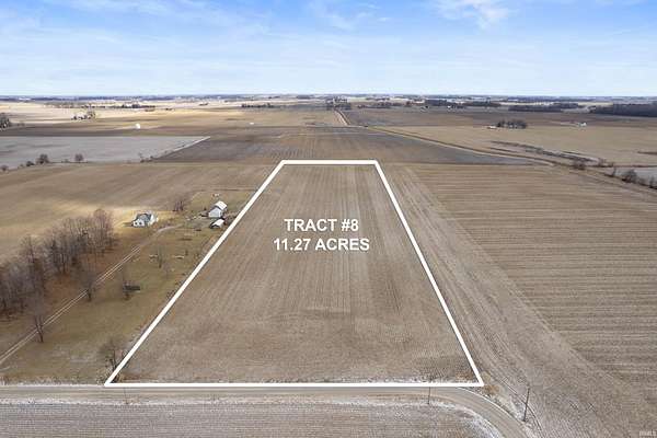 11.3 Acres of Agricultural Land for Sale in Russiaville, Indiana