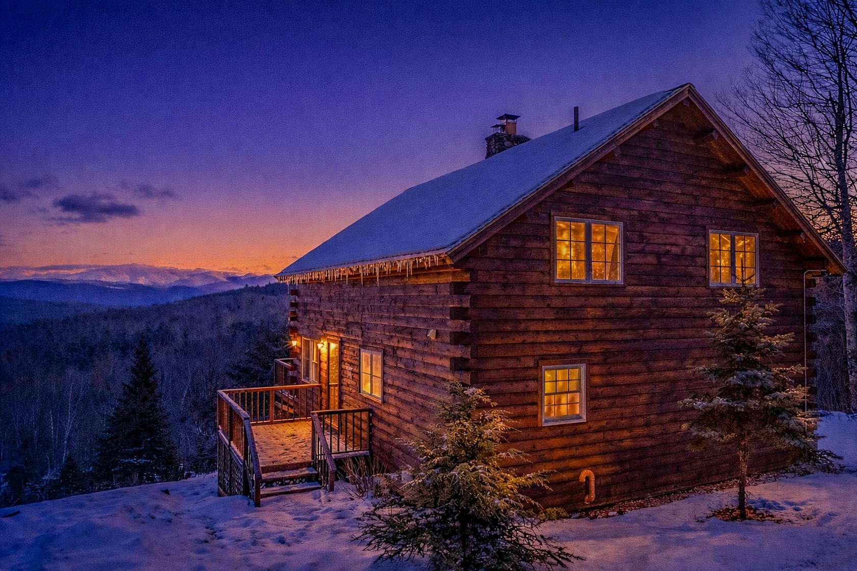 12 Acres of Land with Home for Sale in Lyman Town, New Hampshire