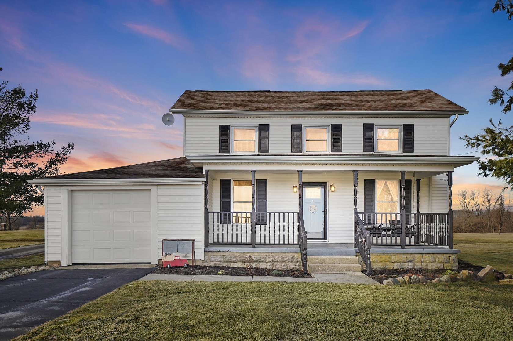 5.7 Acres of Land with Home for Sale in South Charleston, Ohio