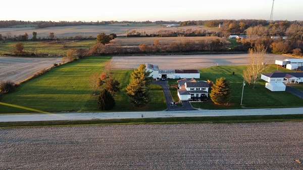 5.7 Acres of Land with Home for Sale in South Charleston, Ohio