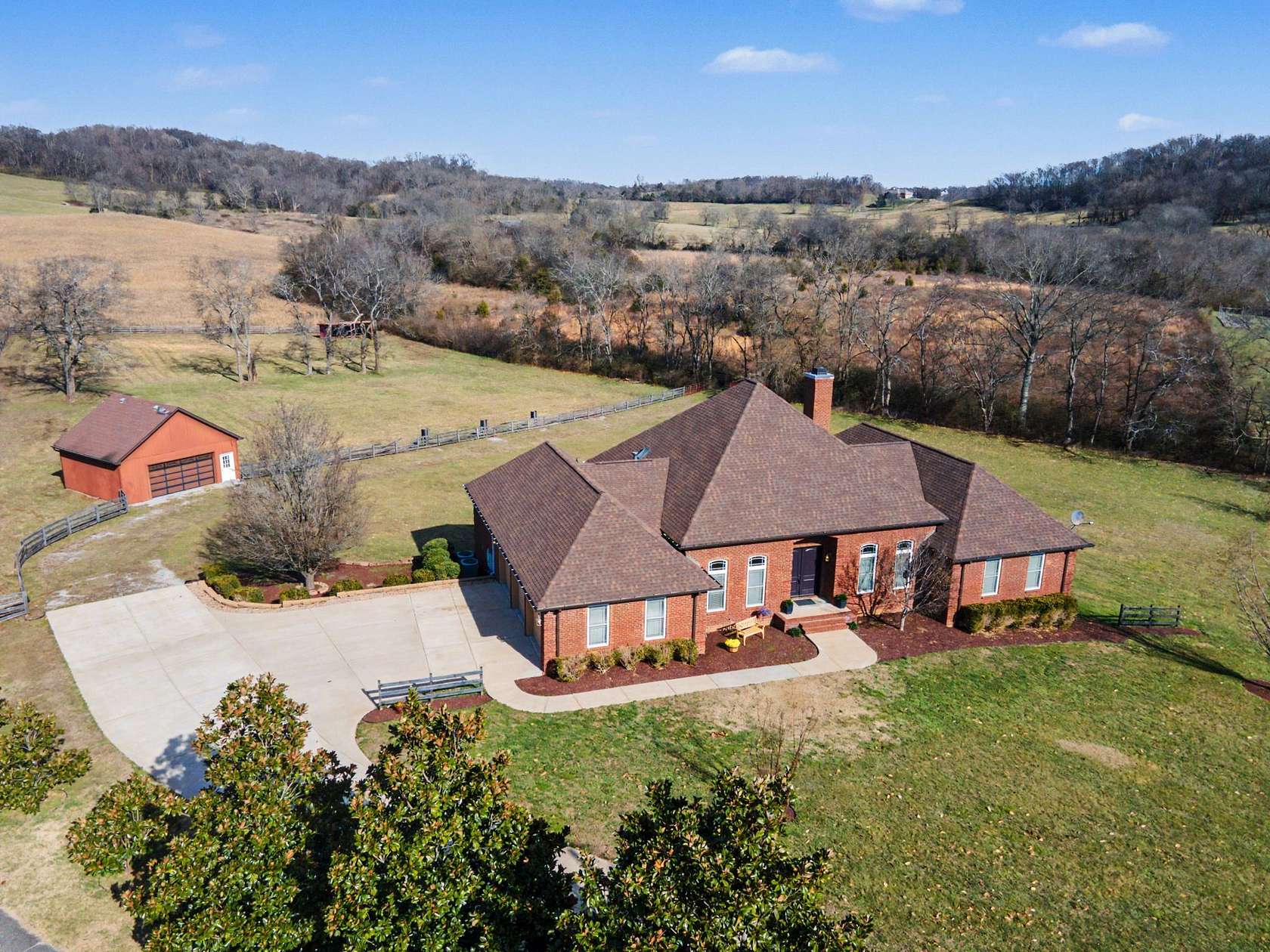 6.43 Acres of Land with Home for Sale in Spring Hill, Tennessee