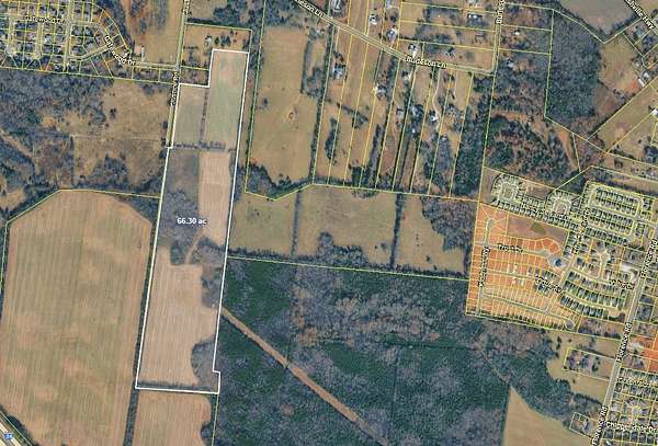 66 Acres of Land for Sale in Murfreesboro, Tennessee