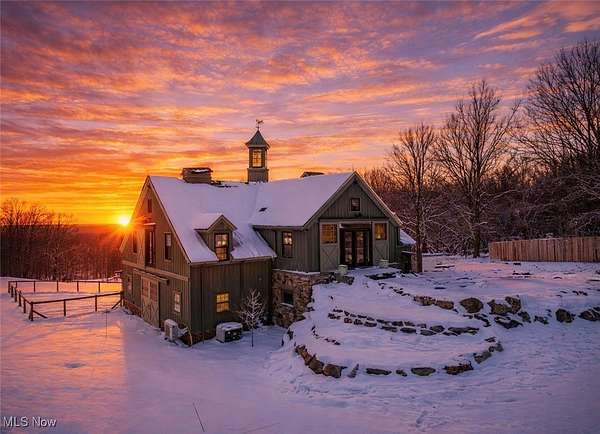 13.9 Acres of Land with Home for Sale in Chardon, Ohio