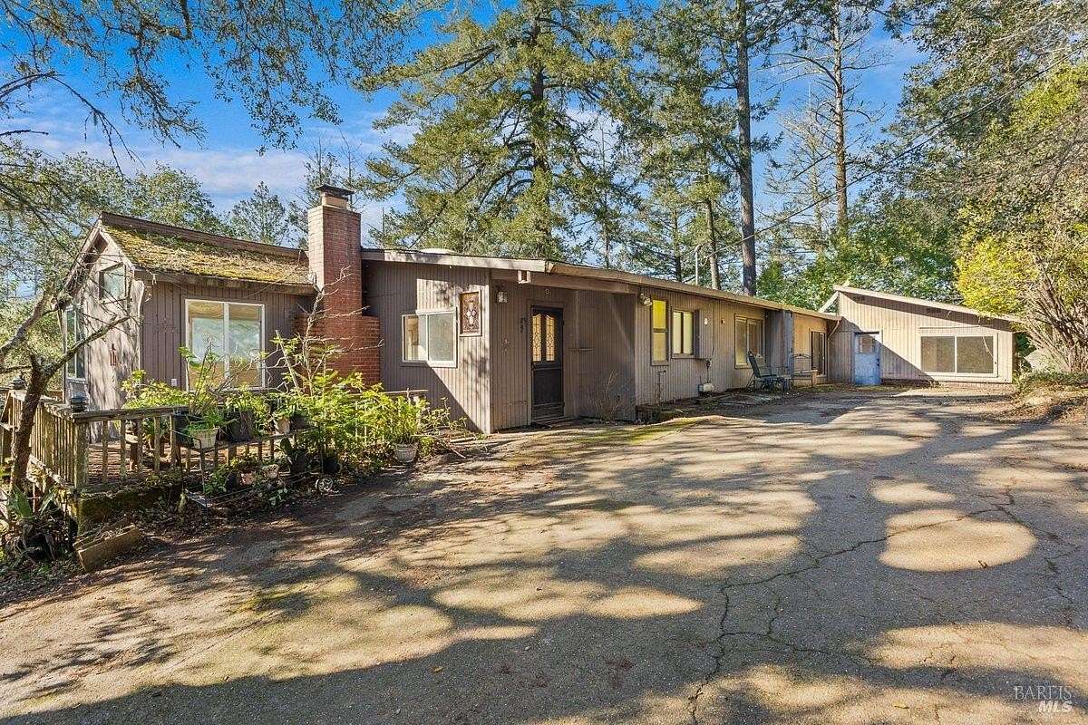 2.59 Acres of Residential Land with Home for Sale in Forestville, California