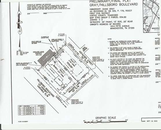 7 Acres of Commercial Land for Sale in Manchester, Tennessee