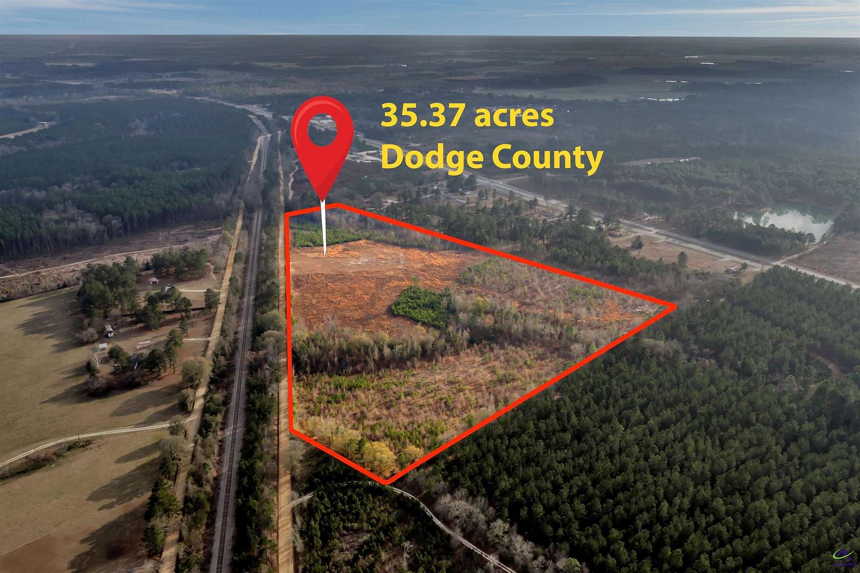 35.4 Acres of Recreational Land for Sale in Cochran, Georgia