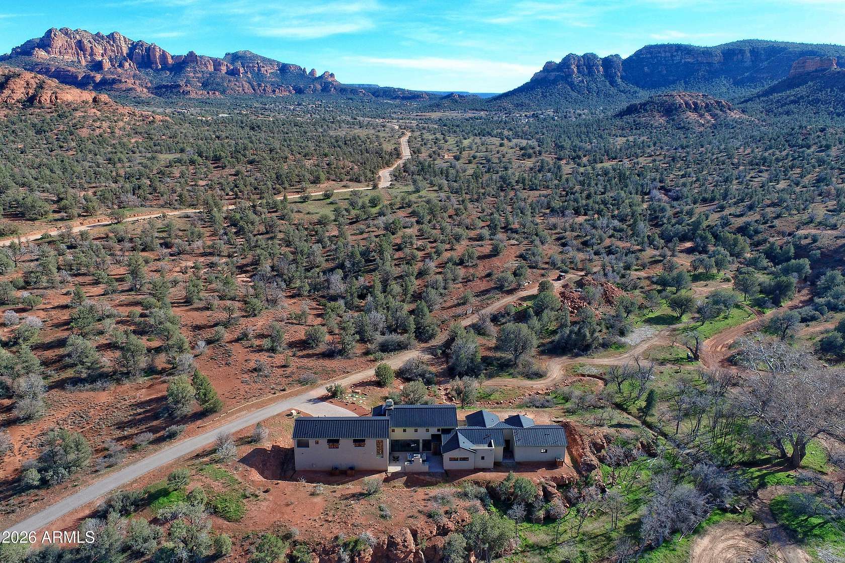12 Acres of Recreational Land with Home for Sale in Sedona, Arizona