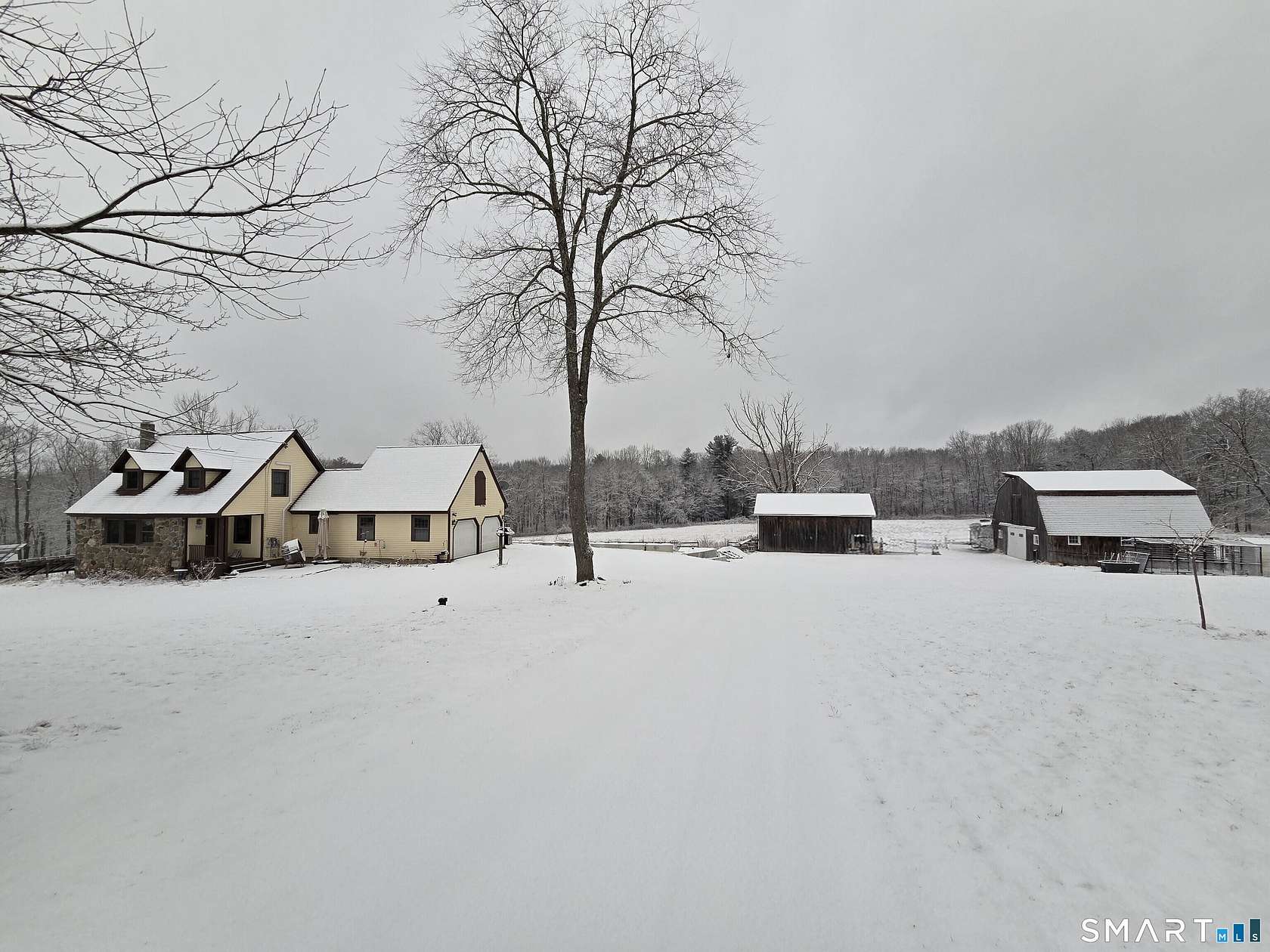 26.5 Acres of Agricultural Land with Home for Sale in Woodstock, Connecticut