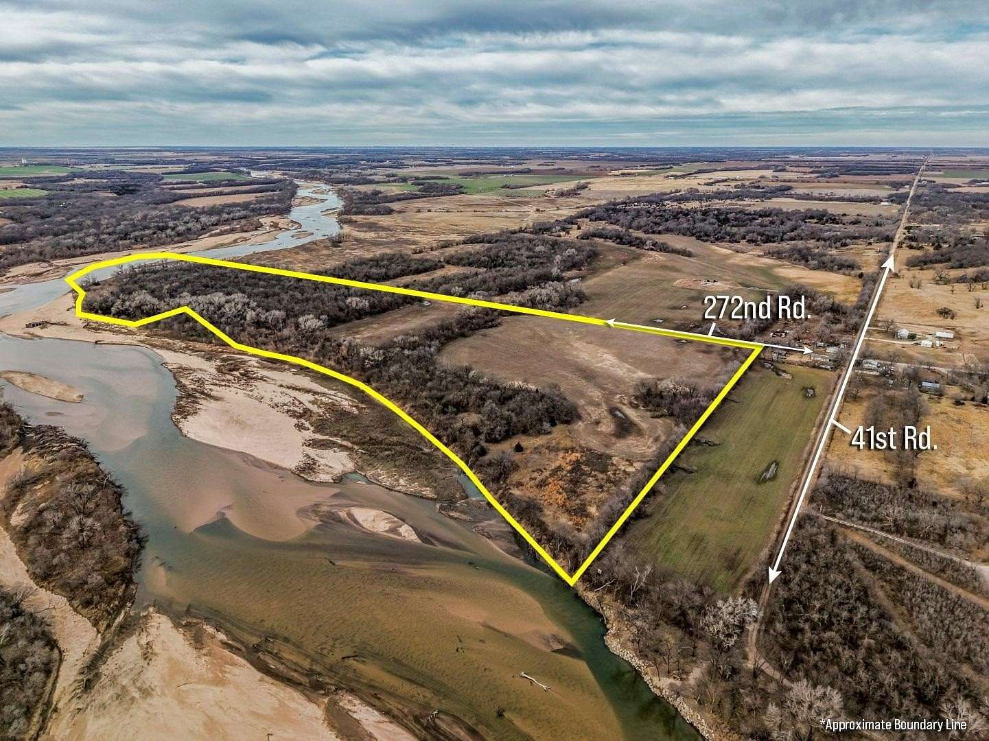 78.7 Acres of Recreational Land & Farm for Sale in Arkansas City, Kansas