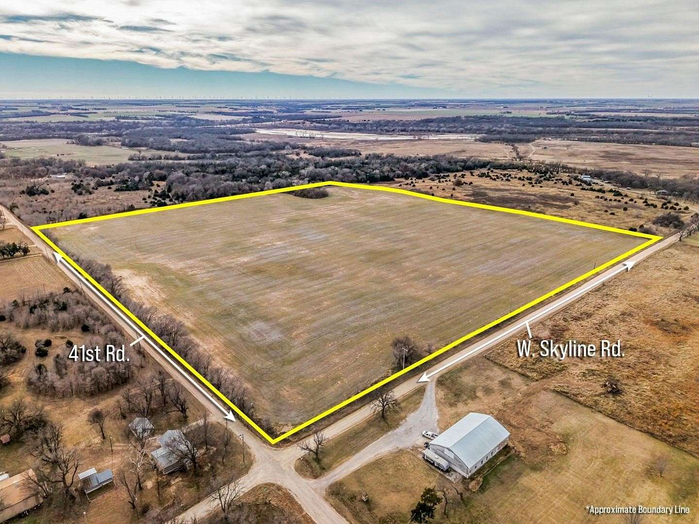 38.2 Acres of Recreational Land & Farm for Sale in Arkansas City, Kansas