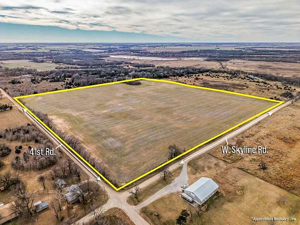 38.2 Acres of Recreational Land & Farm for Sale in Arkansas City, Kansas