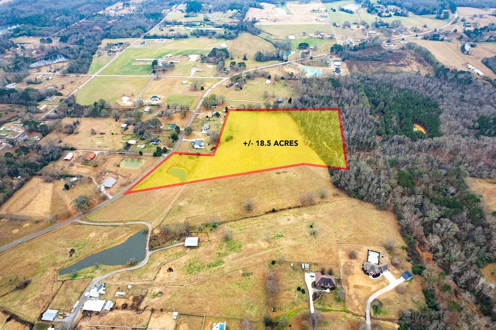 18.5 Acres of Land for Sale in Hartselle, Alabama