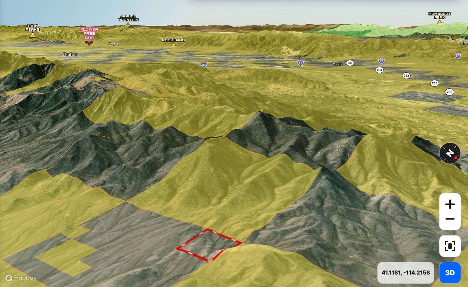 40 Acres of Recreational & Residential Land for Sale in Wells, Nevada