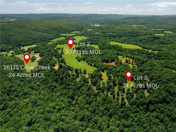 30 Acres of Land for Sale in Prairie Grove, Arkansas