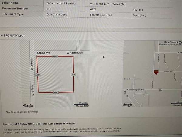 0.9 Acres of Residential Land for Sale in Crescent City, California