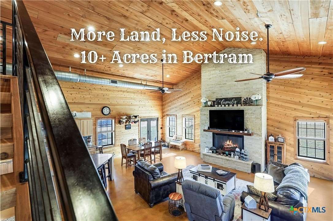 10 Acres of Land with Home for Sale in Bertram, Texas