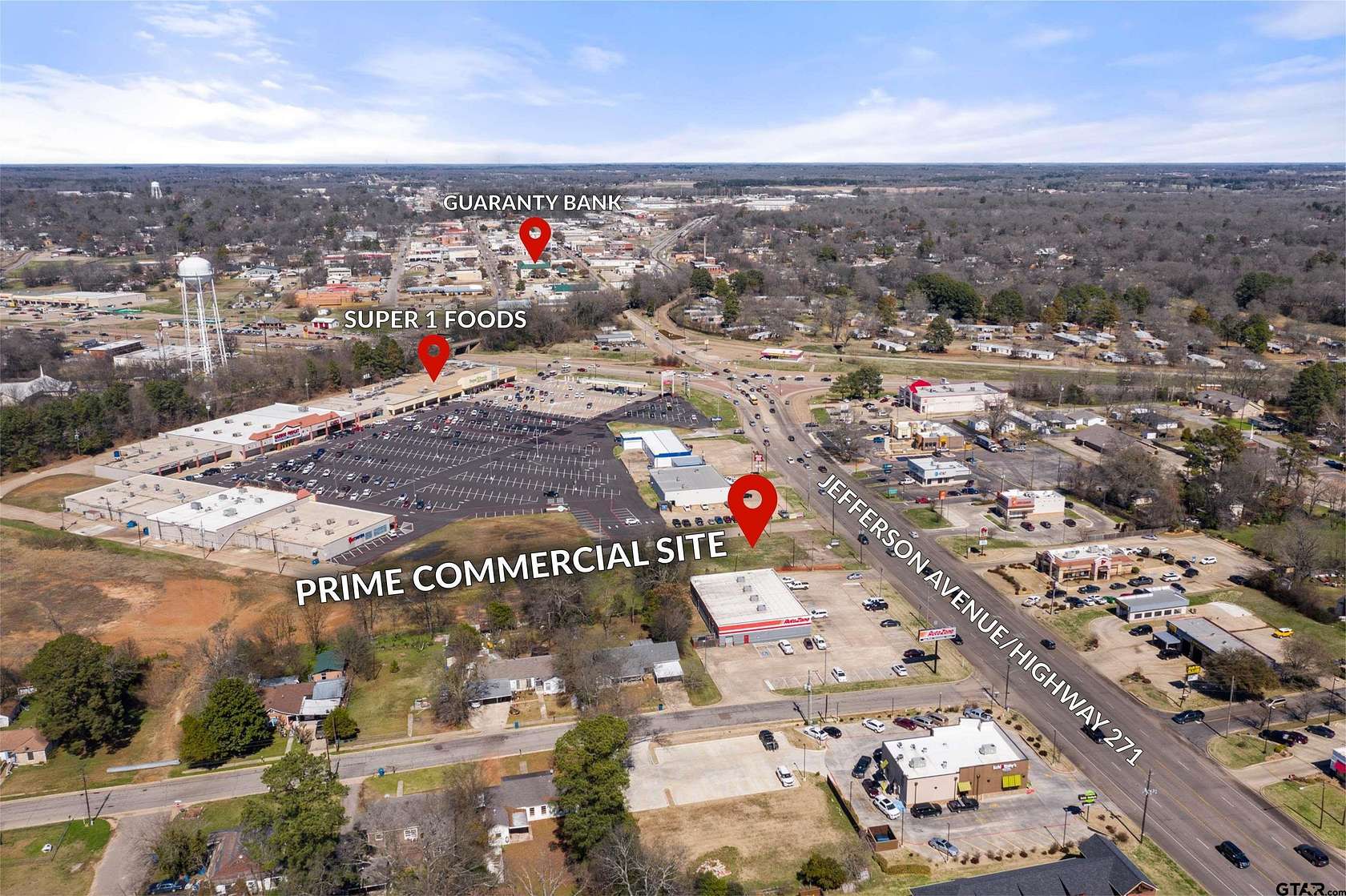 1.5 Acres of Commercial Land for Sale in Mount Pleasant, Texas