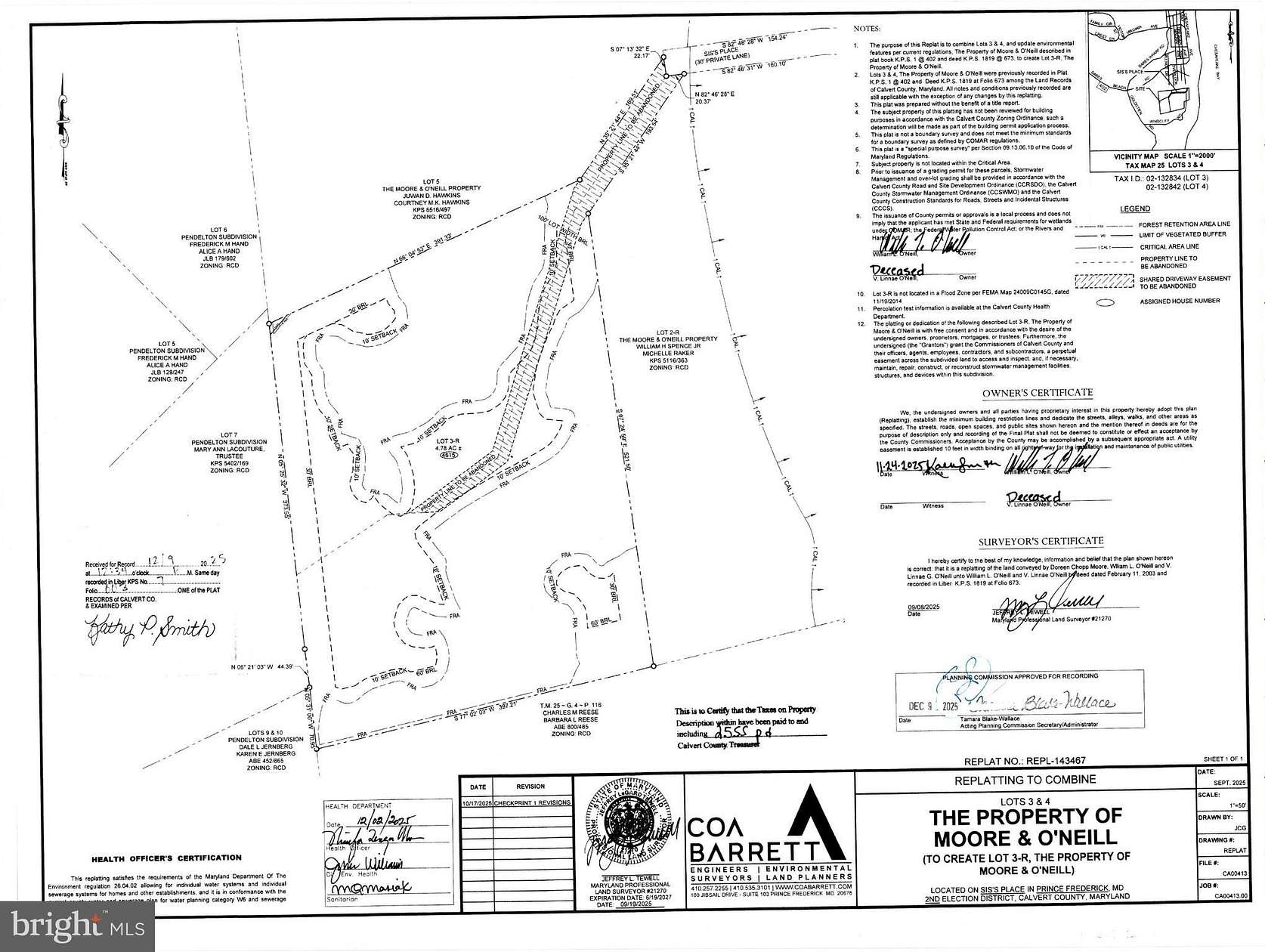 4.78 Acres of Land for Sale in Prince Frederick, Maryland