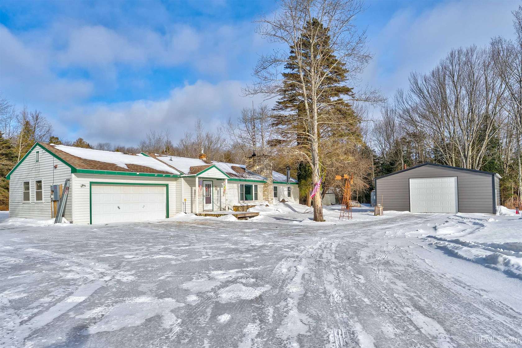 6 Acres of Residential Land with Home for Sale in Manistique, Michigan