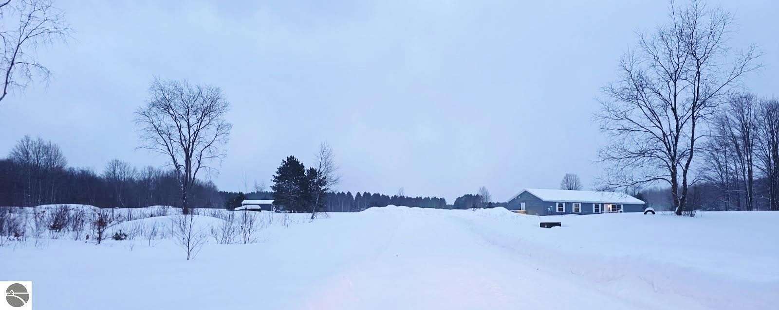 55.2 Acres of Land with Home for Sale in Alden, Michigan