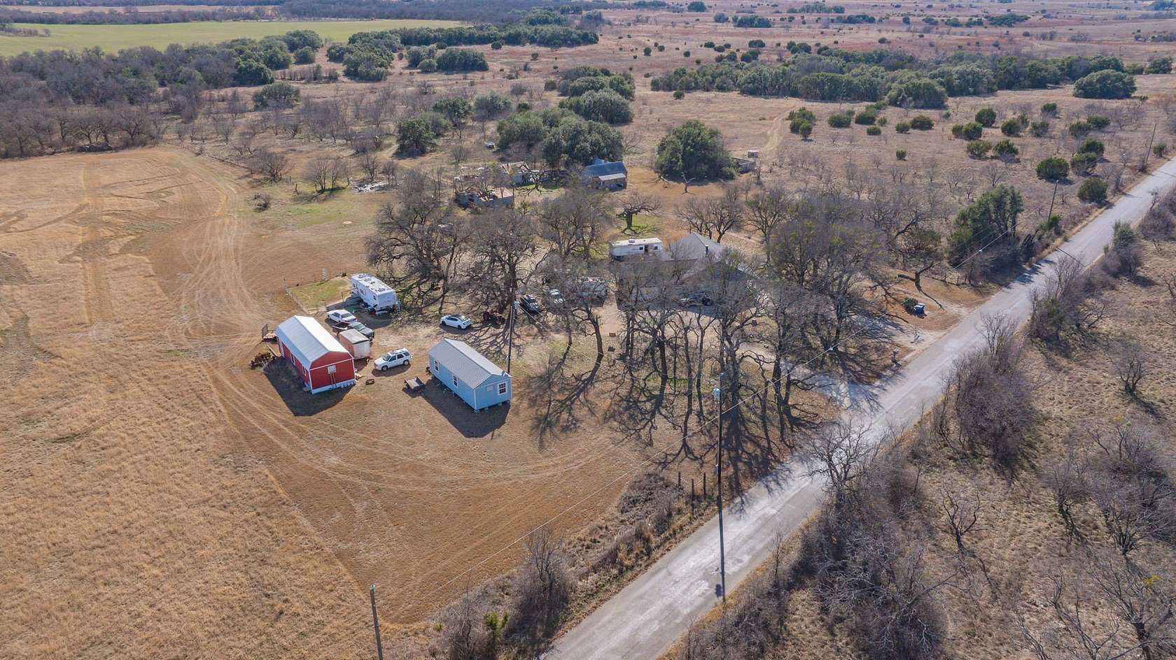 82.6 Acres of Land with Home for Sale in Hico, Texas
