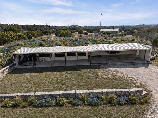 43.8 Acres of Recreational Land with Home for Sale in Bertram, Texas