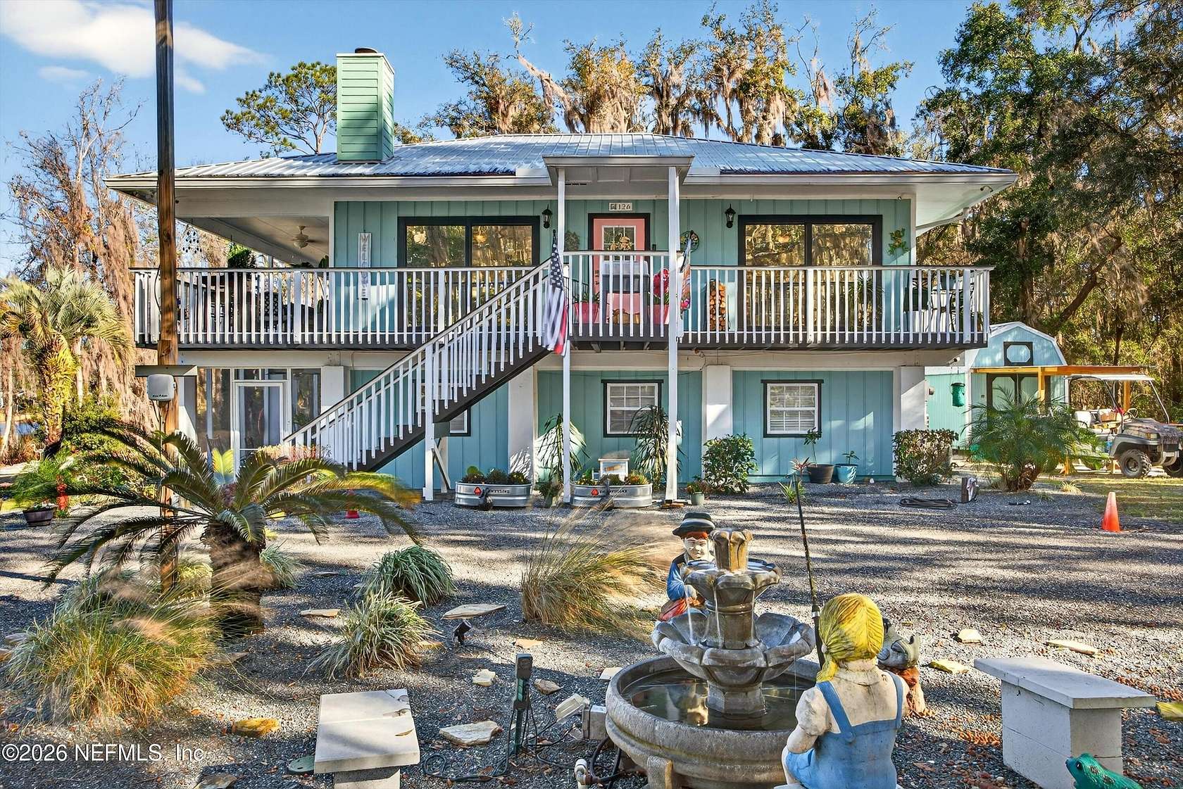 8.18 Acres of Land with Home for Sale in Interlachen, Florida