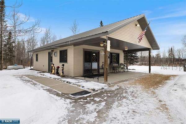 93.6 Acres of Recreational Land with Home for Sale in Floodwood, Minnesota