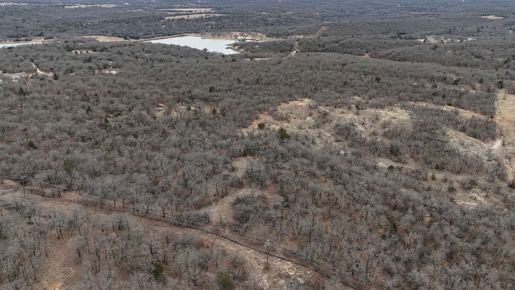 84 Acres of Recreational Land with Home for Sale in Bowie, Texas