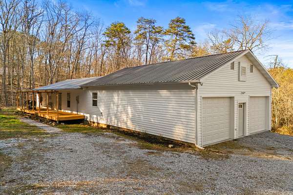 7.15 Acres of Land with Home for Sale in Dandridge, Tennessee