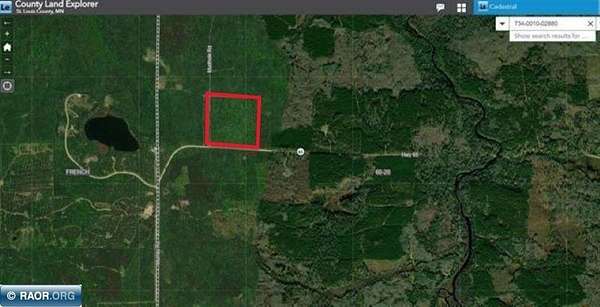 40 Acres of Recreational Land for Sale in Side Lake, Minnesota
