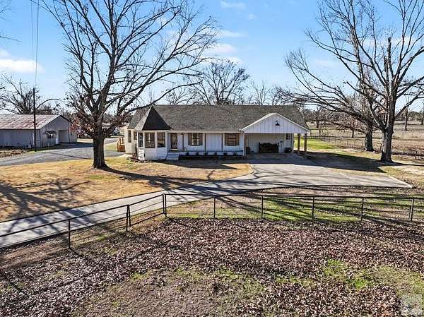 14.4 Acres of Land with Home for Sale in New Boston, Texas